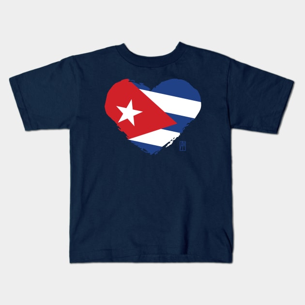 I love my country. I love Cuba. I am a patriot. In my heart, there is always the flag of Cuba Kids T-Shirt by ArtProjectShop